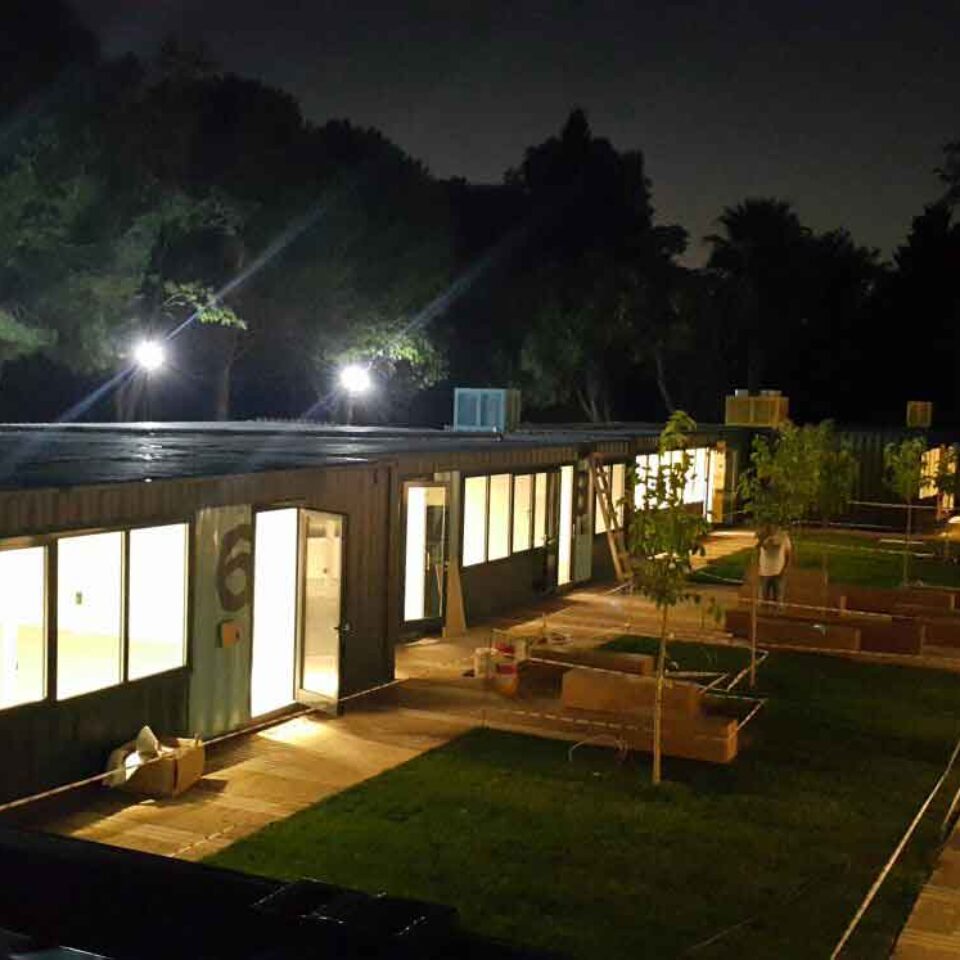 Ege University Container Park Structural Steel Project Fabrication