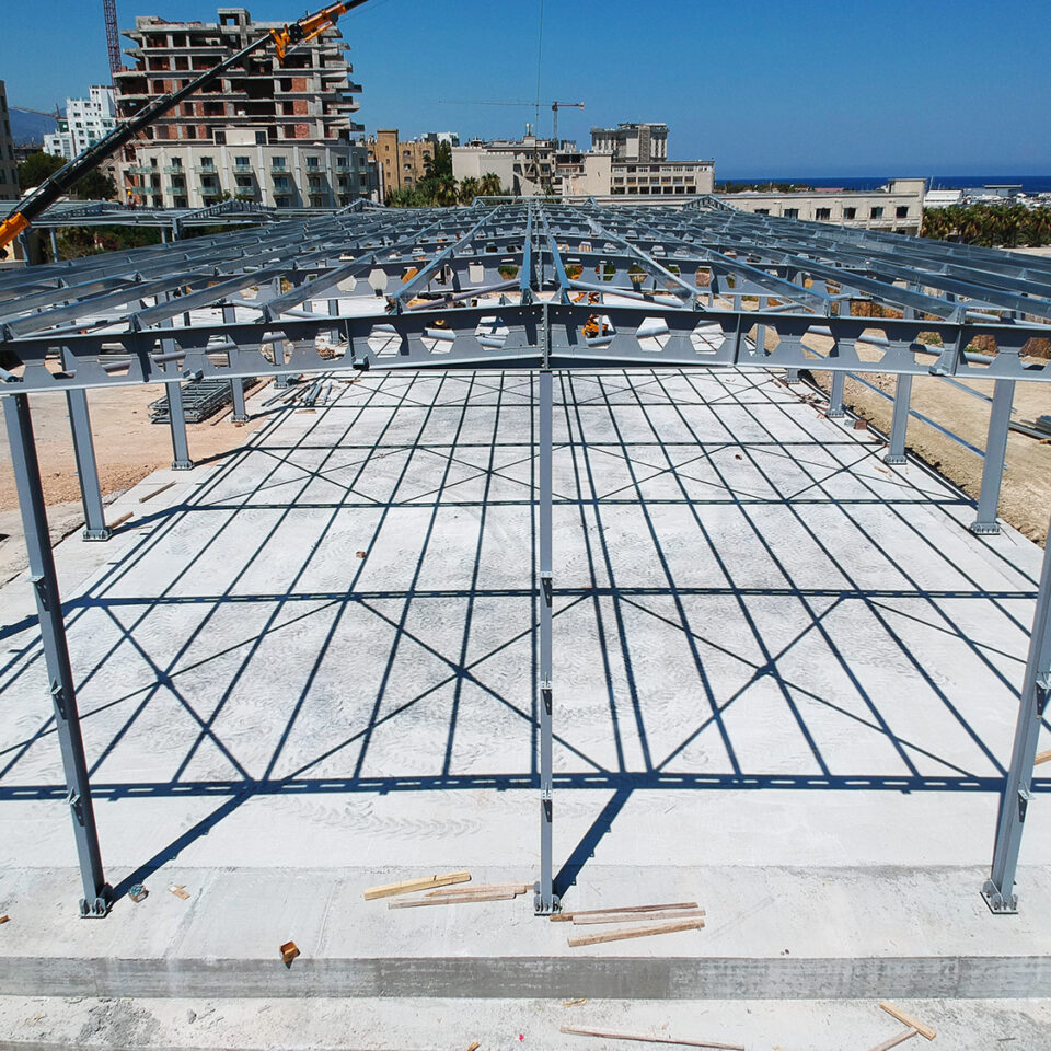 Girne Üniversitesi Yapısal Çelik Konstruksiyon Kıbrıs