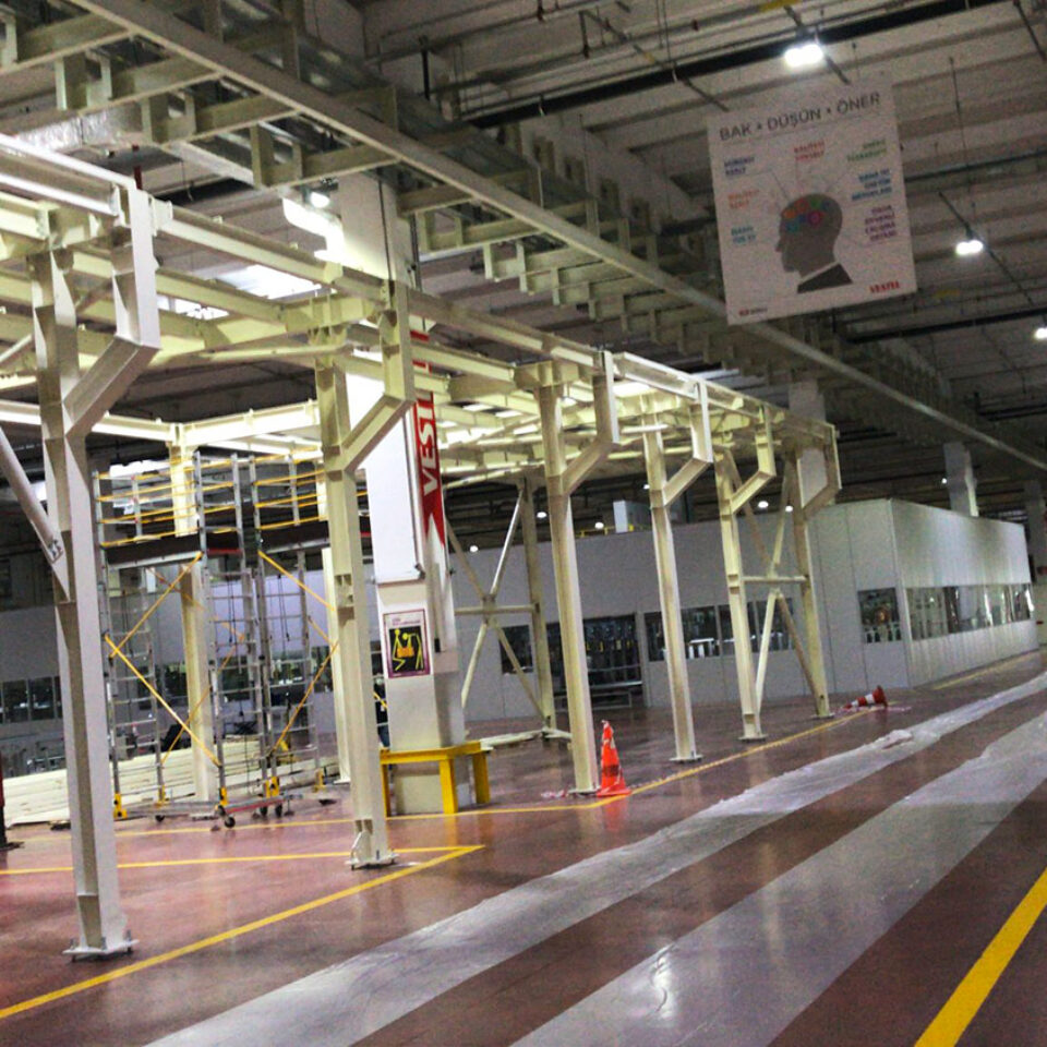Manisa Vestel Fabrika Çelik Konstruksiyon Mühendislik